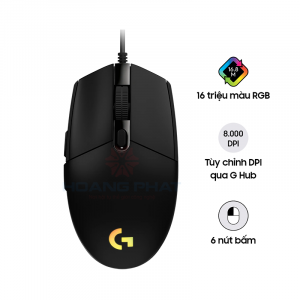 Mouse Logitech G102 Gen2 LightSync Gaming (Black)#1