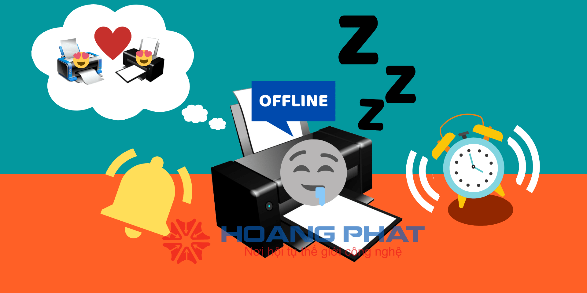 Khắc phục máy in bị lỗi offline