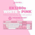 Bàn phím cơ DAREU EK1280S Pink White Blue Switch