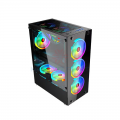 Vỏ Case Xtech Gaming XT-F8 ( kèm 4 fan RGB)