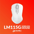 Mouse Dareu LM115G Wireless (White)