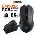 Mouse Dareu EM901X Wireless RGB - Black