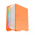 Vỏ Case Xigmatek Gemini II Orange 3FB kèm 3 fan (EN48632)