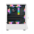 Vỏ Case Kenoo ESPORT E400-4F White ( kèm 4Fan RGB rainbow)