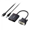 Cáp chuyển VGA to HDMI + Audio 30cm Ugreen 50945