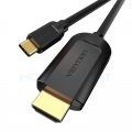 Cáp chuyển USB Type C sang HDMI 1.5m Vention CGUBG
