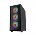 Vỏ Case Kenoo ESPORT FM800 - V2 (Black - kèm 3 fan)