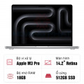 Macbook Pro 14 M3 Pro (11 CPU - 14 GPU - 18GB - 512GB) BẠC (SILVER) MRX63SA/A