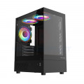 Vỏ Case Vitra Atlantis X6 Lite Black (kèm 3 Fan RGB)