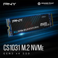 SSD PNY CS1031 512GB NVMe M.2 2280 PCIe Gen 3x4 (M280CS1031-512-CL)