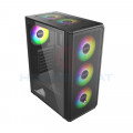 Vỏ Case Vitra CERES V309 BLACK 3FAN RGB (ATX/Màu Đen) (KT)