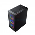 Vỏ Case Kenoo ESPORT AFT240 - 3F Black (kèm 3 Fan)