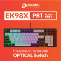 Bàn phím quang cơ DareU EK98X PBT Black Grey - Blue Switch
