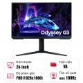 Màn hình Samsung Odyssey G3 G30D LS24DG302EEXXV 24-inch 180Hz VA