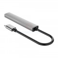 Bộ chia cổng USB Type-C ra 4 cổng USB ORICO 3.0, 2.0 (AH-12F-GY-BP)