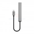 Bộ chia cổng USB Type-C ra 4 cổng USB ORICO 3.0, 2.0 (AH-12F-GY-BP)
