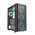 Vỏ Case Kenoo ESPORT EM700 - 3F Mesh Black ( 3Fan Rainbow)
