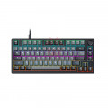 Bàn phím cơ DAREU EK75 GREY BLACK (2 sides RGB strip, Multi-Led, PBT Double Shot OEM profile, DareU DREAM sw)