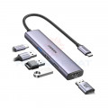 Bộ chuyển đổi Ugreen 15495 USB Type C to HDMI, USB 2.0, USB 3.0 hỗ trợ sạc PD 100W