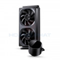 Tản nhiệt nước CPU Jonsbo TH-240 Black ARGB. hiển thị nhiệt độ ( hỗ trợ SK 1851)