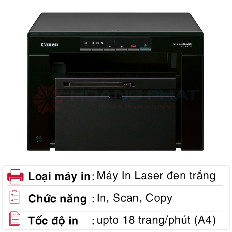 Máy in Laser Canon đa năng MF3010 