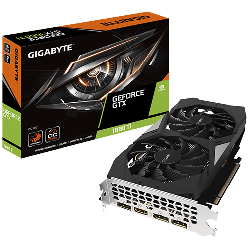 Card màn hình Gigabyte GeForce® GTX 1660 Ti OC 6G (GV-N166TOC-6GD)