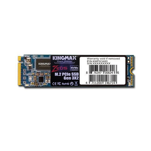 SSD Kingmax Zeus PCIe Gen3x2-  256GB. M.2 2280 - PX3280