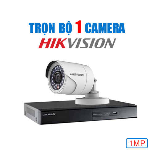Trọn Bộ 1 Camera Hikvision 1MP