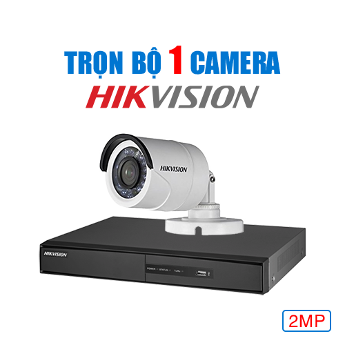 Trọn Bộ 1 Camera Hikvision 2MP