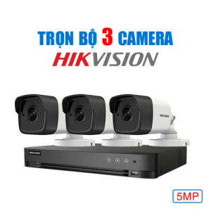 Trọn Bộ 3 Camera Hikvision 5MP