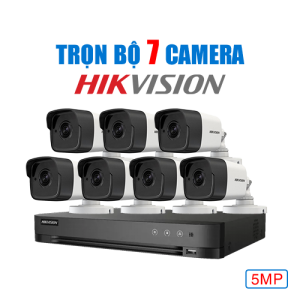Trọn Bộ 7 Camera Hikvision 5MP