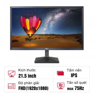 Màn hình LG IPS 22MN430M-B 21.5 inch 75Hz#1