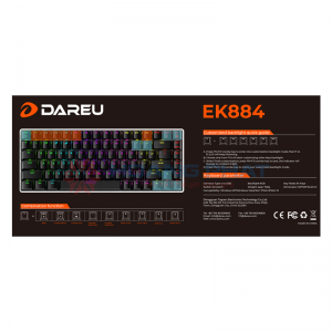 Bàn phím cơ Dareu EK884 RGB Red Switch#3