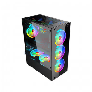 Vỏ Case Xtech Gaming XT-F8 ( kèm 4 fan RGB)#1