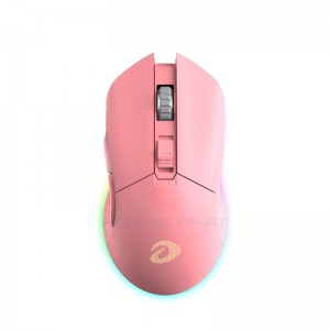 Mouse Dareu EM901 Wireless RGB - Pink#1