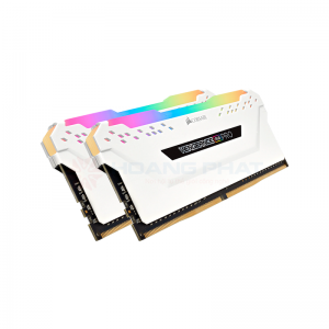 Ram Corsair Vengeance RGB PRO 16GB (2x8GB) DDR4 Bus 3200Mhz (CMW16GX4M2E3200C16W) White#2
