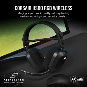 Tai nghe không dây Corsair HS80 LED RGB Wireless#3