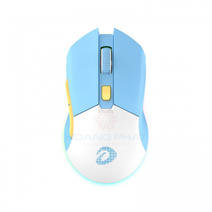 Mouse Dareu EM901X Wireless RGB - BLUE-WHITE#1