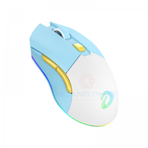 Mouse Dareu EM901X Wireless RGB - BLUE-WHITE#2