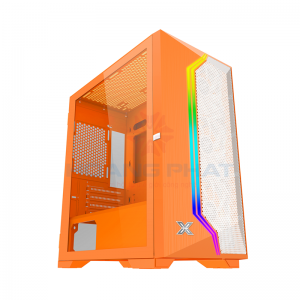 Vỏ Case Xigmatek Gemini II Orange 3FB kèm 3 fan (EN48632)#1
