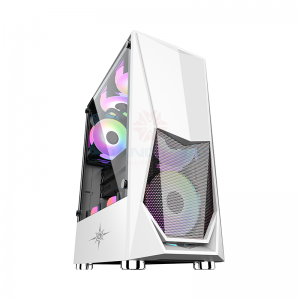 Vỏ Case Kenoo ESPORT E400-4F White ( kèm 4Fan RGB rainbow)#1