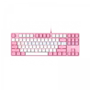 Bàn phím cơ DareU EK87 Pink White Red switch#1
