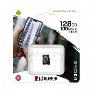 Thẻ nhớ Kingston 128GB microSDXC Canvas Select Plus 100MB/s Class 10 - SDCS2/128GBSP#1