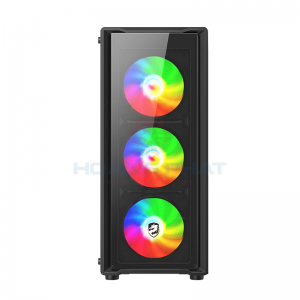 Vỏ Case Vitra CERES V305-G 3FRGB BLACK (Kèm 3 Fan RGB)#2