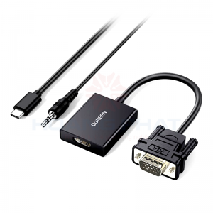 Cáp chuyển VGA to HDMI + Audio 30cm Ugreen 50945#2