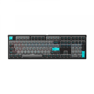 Bàn phím cơ AKKO MonsGeek MG108 Black & Cyan (AKKO CS switch - Wine Red)#1