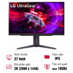 Màn hình LG UltraGear IPS 27GR75Q-B  27-inch 2K 165Hz#1