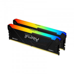 Ram Kingston Fury Beast RGB 16GB(2x8GB) DDR4 Bus 3200Mhz - (KF432C16BB2AK2/16)#1