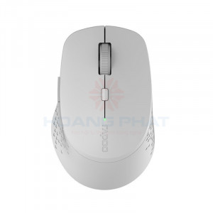 Mouse Rapoo M300 Silent màu xám trắng (Wireless, Bluetooth)#1