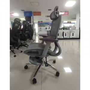 Ghế công thái học có chân kê CTH900 Ghi#5
